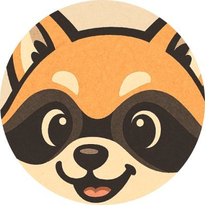 rinusol the shiba raccoon Logo